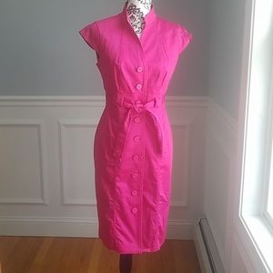 Calvin Klein hot pink dress